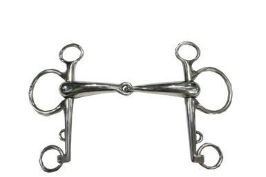 Pelham snodato inox imboccatura mm 23 vuoto - 100120