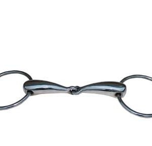 Filetto snodato imboccatura mm 23 vuoto tondeggiante inox - 100320