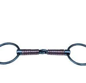 Filetto snodato imboccatura mm 18 inox a tubetti in rame - 100383