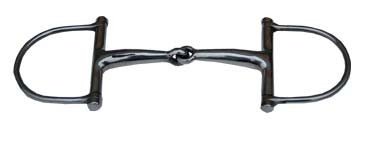 Morso a D snodato imboccatura piena mm 14 inox - 100500