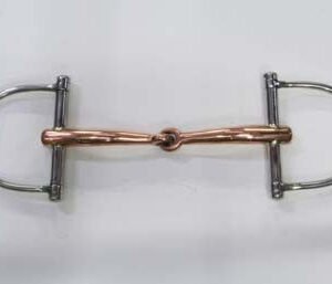 Morso a D snodato imboccatura piena mm 14 rame - 100503