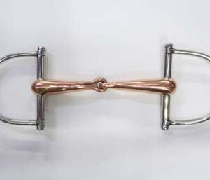 Morso a D snodato imboccatura vuota mm 19 rame - 100513