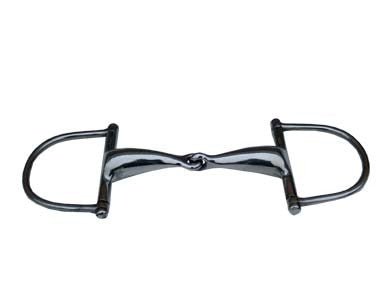 Morso a D snodato imboccatura vuota mm 23 inox - 100520