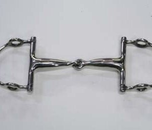 Morso a D snodato imboccatura mm 20 vuoto elevatore inox - 100530