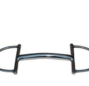 Morso a D intero imboccatura mm 14 pieno rame - 100594