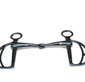 Morso Spagnolo snodato imboccatura mm 20 vuoto inox con doppio passaredine - 100618