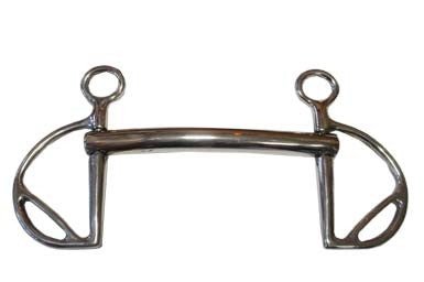 Morso Spagnolo intero imboccatura tubo inox con passaredine - 100690