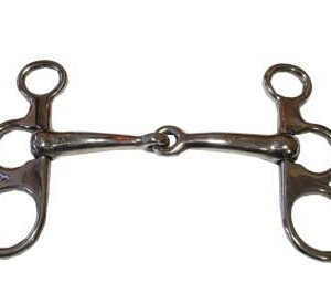 Francesina snodata imboccatura mm 16 piena in ottone nichelato - 100707