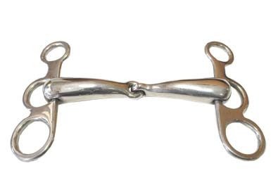 Francesina snodata imboccatura mm 23 vuota inox - 100710