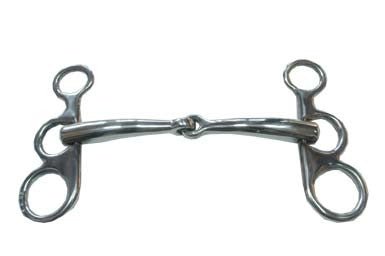 Francesina snodata imboccatura mm 14 piena inox misure imboccatura a richiesta - 100720