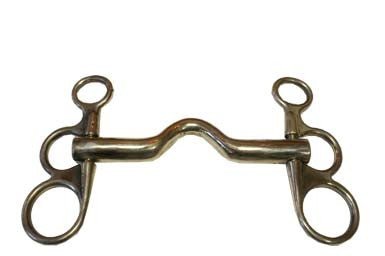 Francesina imboccatura collo oca mm 16 ottone lucido - 100756