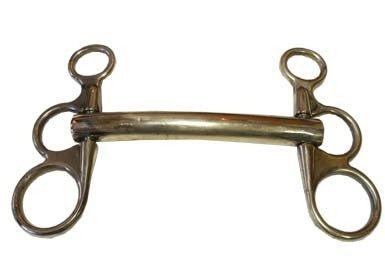 Francesina imboccatura tubo vuoto mm 18 ottone lucido - 100796