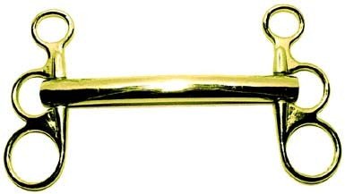 Francesina imboccatura intero tubo vuoto mm 18 ottone nichelato - 100797