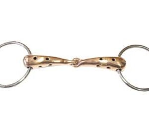 Morso a respiro snodato mm 23 imboccatura rame anelli diametro 75mm - 100803
