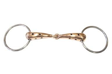 Morso a respiro snodato mm 23 imboccatura rame anelli diametro 75mm - 100803