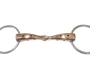 Morso a respiro snodato mm 23 imboccatura in rame anelli diametro 75mm - 100813