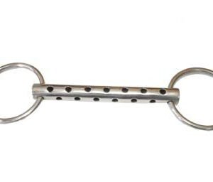 Morso a respiro intero imboccatura mm 20 inox anelli diametro 75mm - 100890