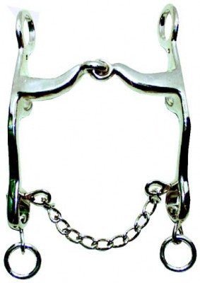 Morso per briglia Maremmano ottone nichelato - 101607