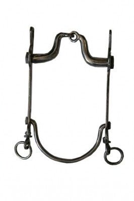 Morso Andaluso chiamate lunghe lavorate snodato con sottobarbozzali inox e doppio ottone per colllo oca - 102413