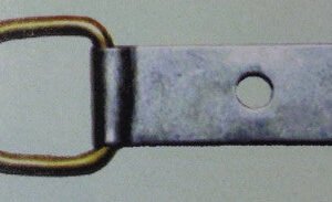 Anello 1/2 tondo con piastrina mm 30 - 115012