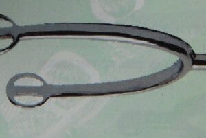 Speroni donna in metallo cromato, misure del tronchetto a richiesta.
