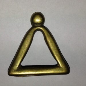 Campanella in ottone lucido per cavezza - 114814