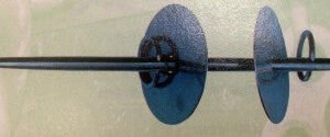 Pipa intera inox con baffo più lunga da un lato - 105367