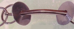 Mezza pipa inox intera con rondelle lisce - 105392